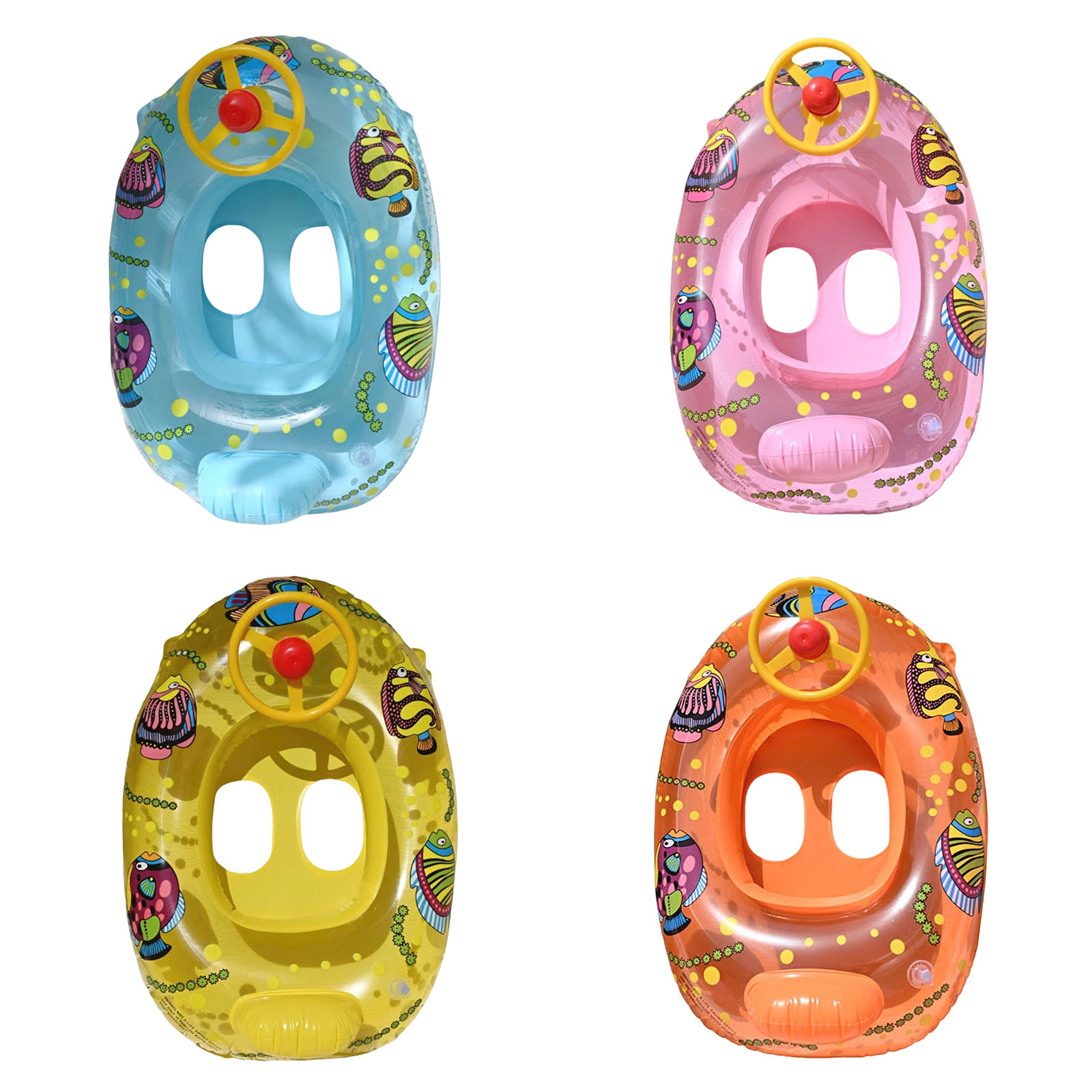 Pool Float Ring Inflatable - Inflatable Baby Pool Float, Safty Seat