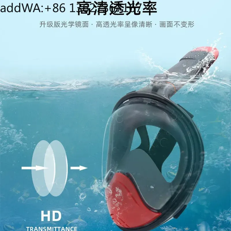 Dry snorkeling mask, adult ful - đánh giá và giá Snorkel Mask Full Face