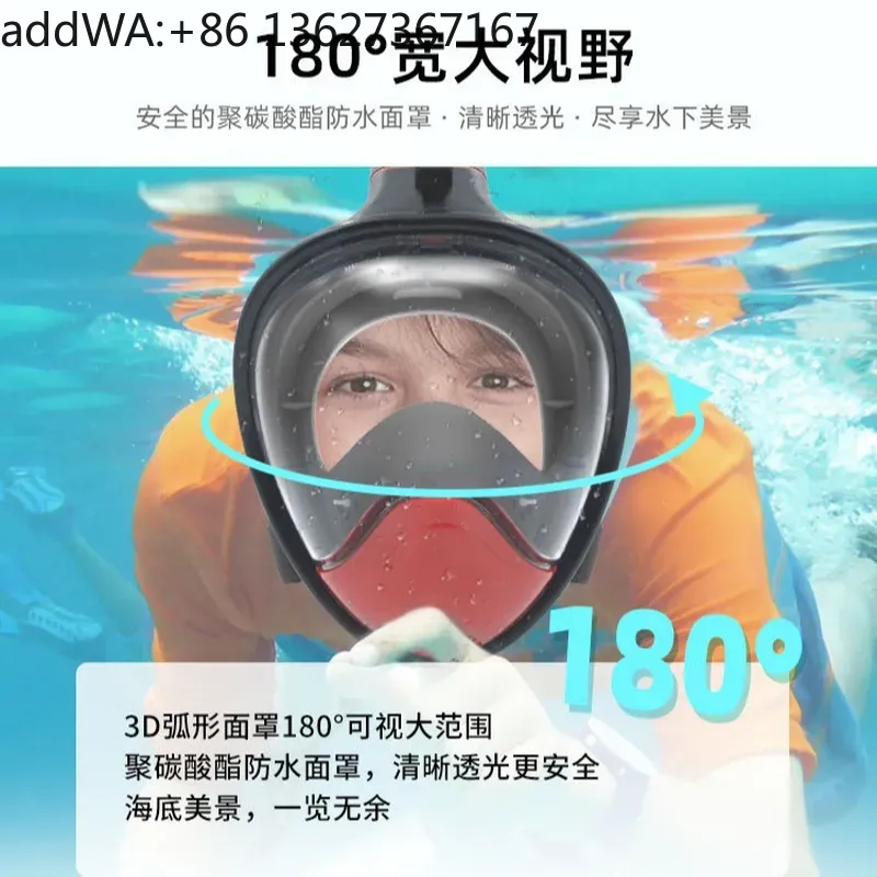Dry snorkeling mask, adult ful - đánh giá và giá Snorkel Mask Full Face