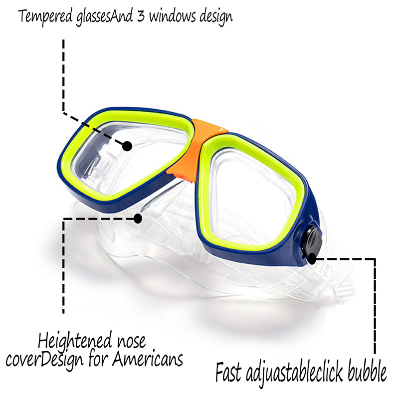 Adults Kids  Diving Goggle Mas - đánh giá và giá Snorkel Mask Full Face