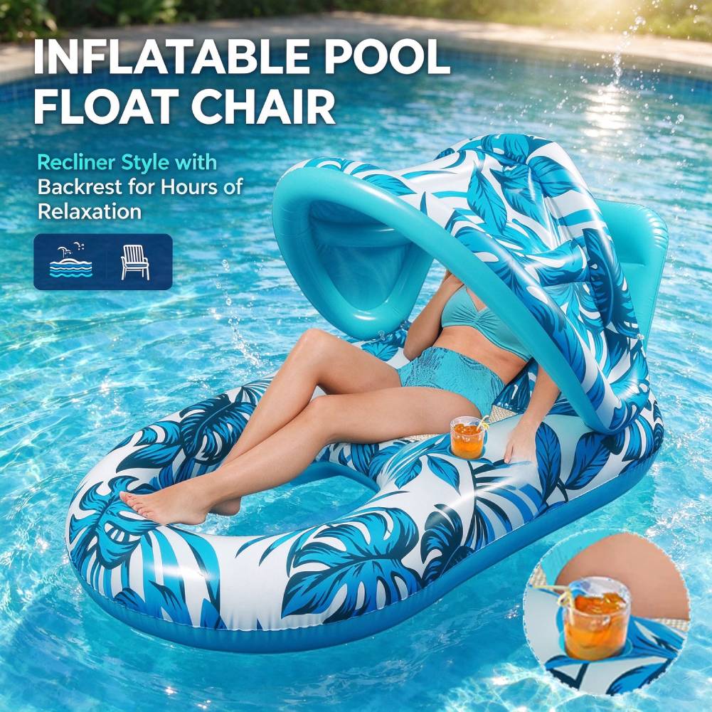 PVC Inflatable Pool Float Floa - đánh giá và giá Pool Lounger Inflatable