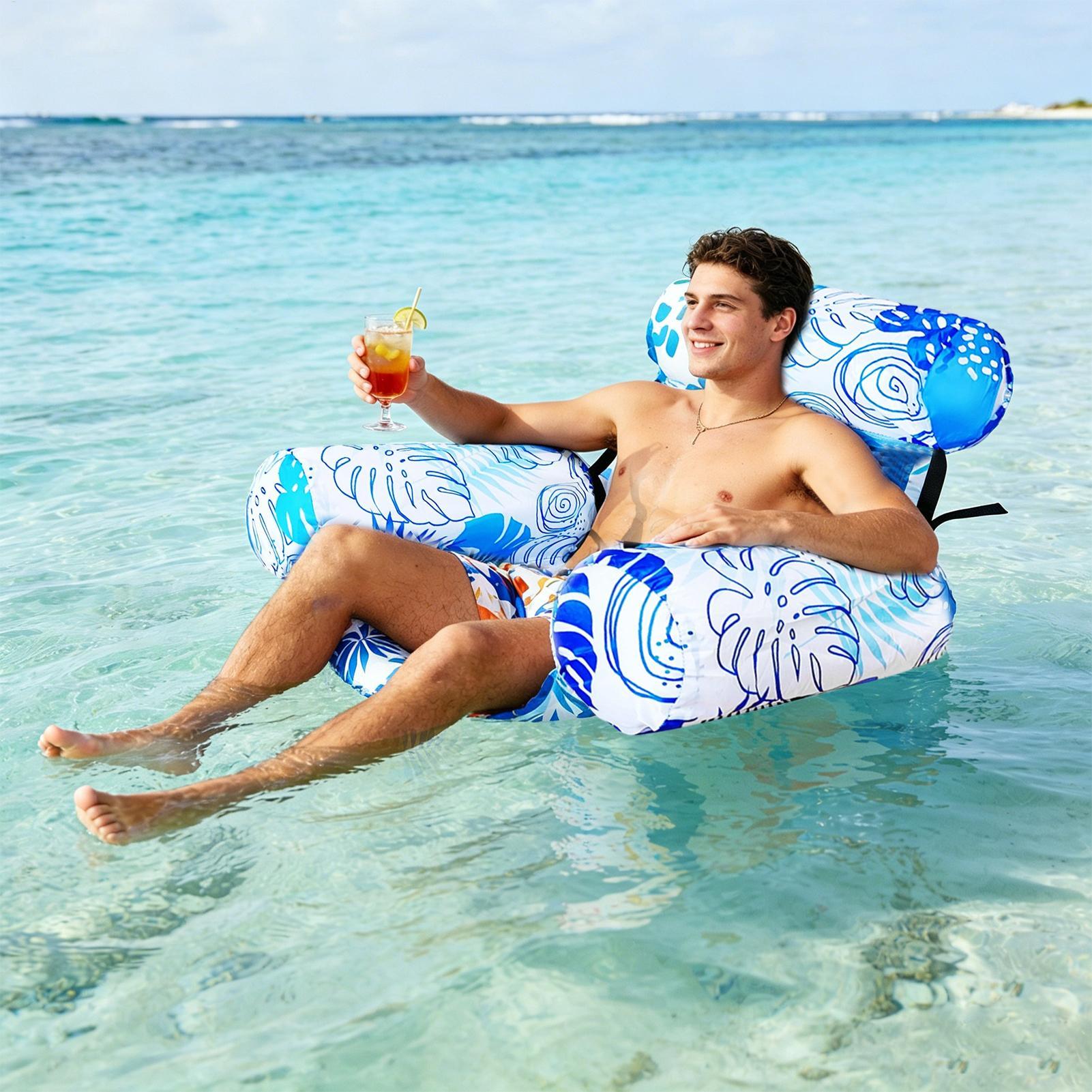Inflatable Pool Floating Loung - đánh giá và giá Pool Lounger Inflatable