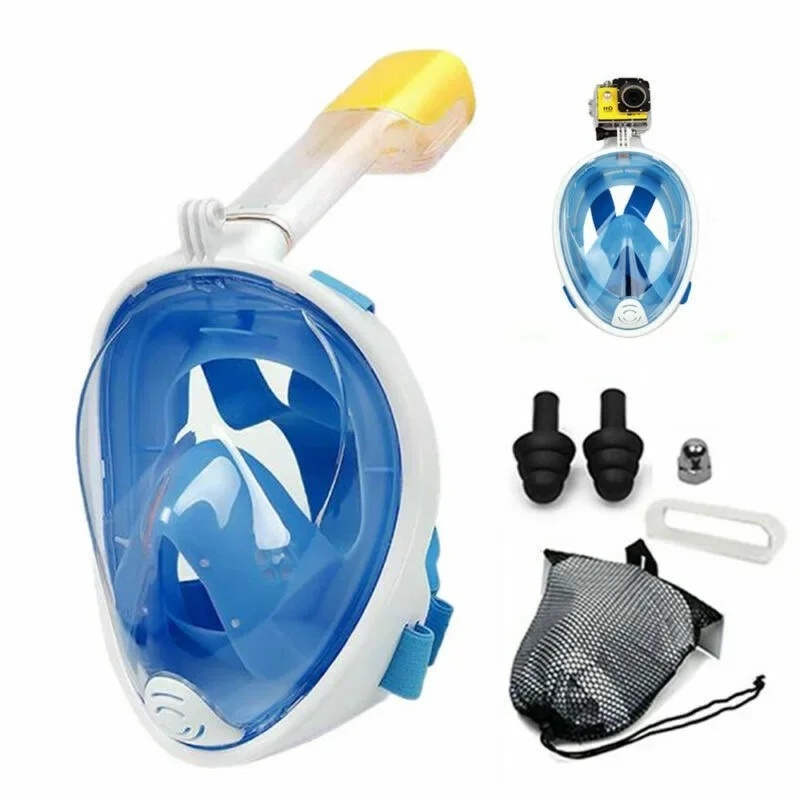 Dry Type Anti-Fog Full Face Sn - đánh giá và giá Snorkel Mask Full Face