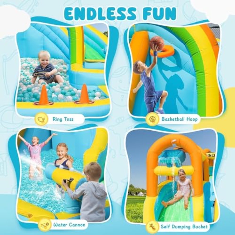 Backyard outdoor inflatable wa - đánh giá và giá Water Slide Inflatable
