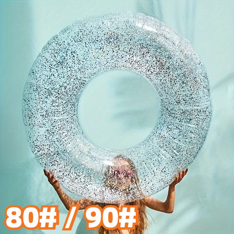 Large Size Transparent Inflata - đánh giá và giá Pool Float Ring Inflatable