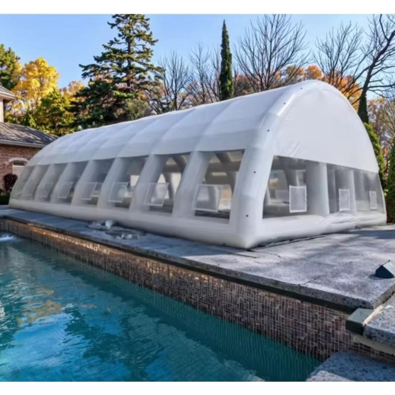 Inflatable Swimming Pool Cover - đánh giá và giá Pool Cover Waterproof