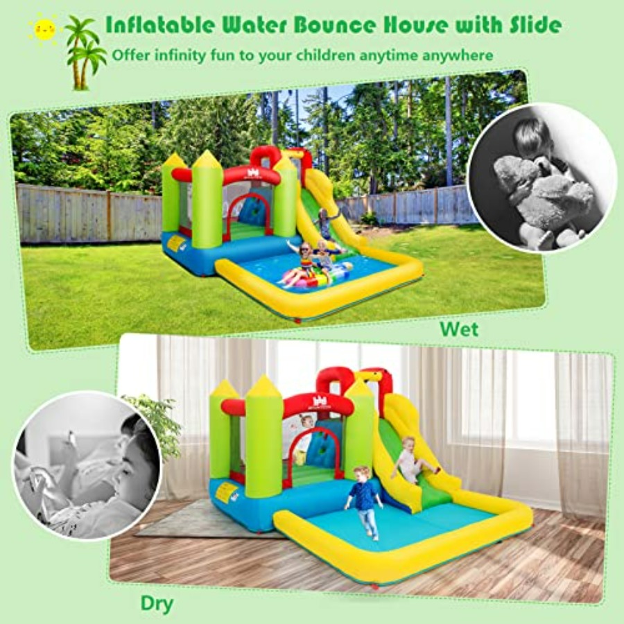 Backyard party inflatable wate - đánh giá và giá Water Slide Inflatable