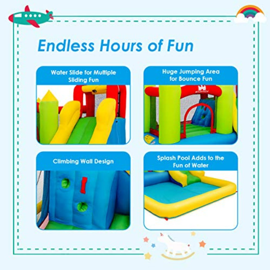 Backyard party inflatable wate - đánh giá và giá Water Slide Inflatable
