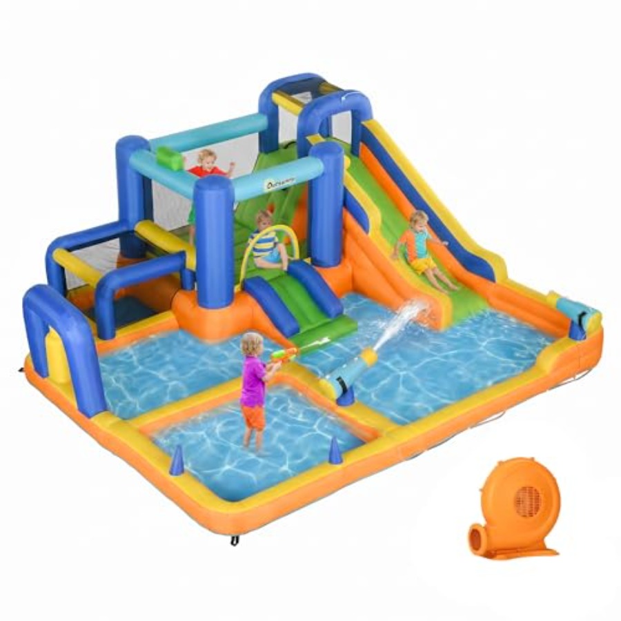 inflatable water slide 7-in-1  - đánh giá và giá Water Slide Inflatable