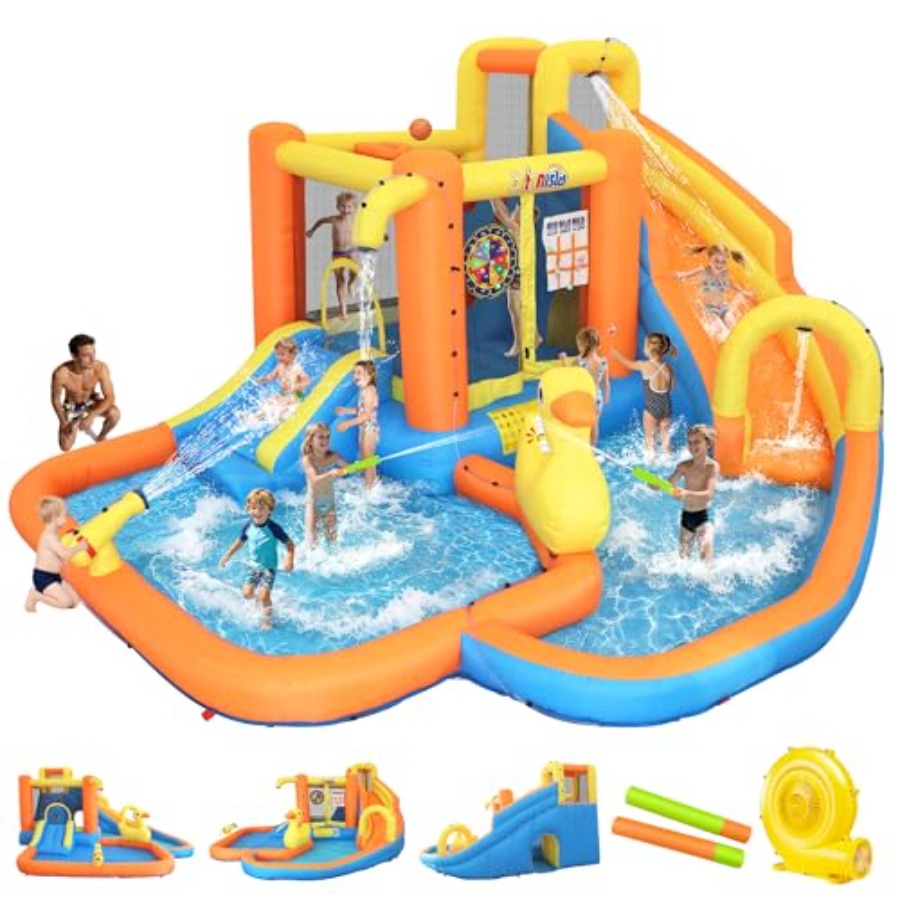 Backyard inflatable water park - đánh giá và giá Water Slide Inflatable