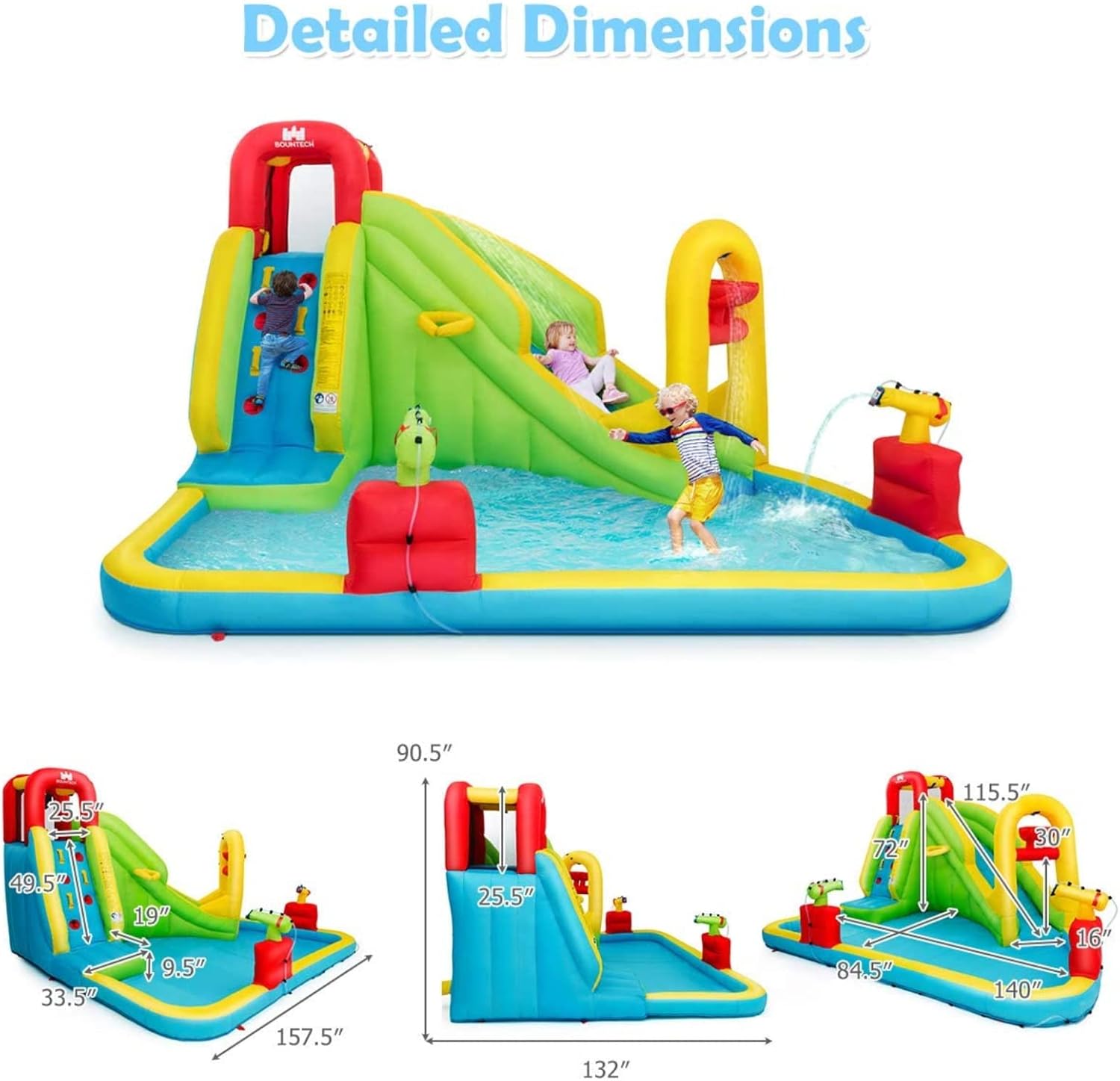 Mega Inflatable Water Park Bou - đánh giá và giá Water Slide Inflatable