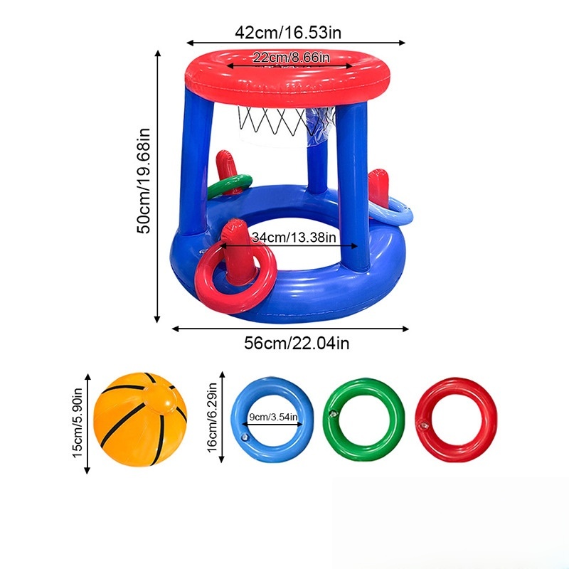 Inflatable Basketball Hoop & C - đánh giá và giá Pool Float Ring Inflatable