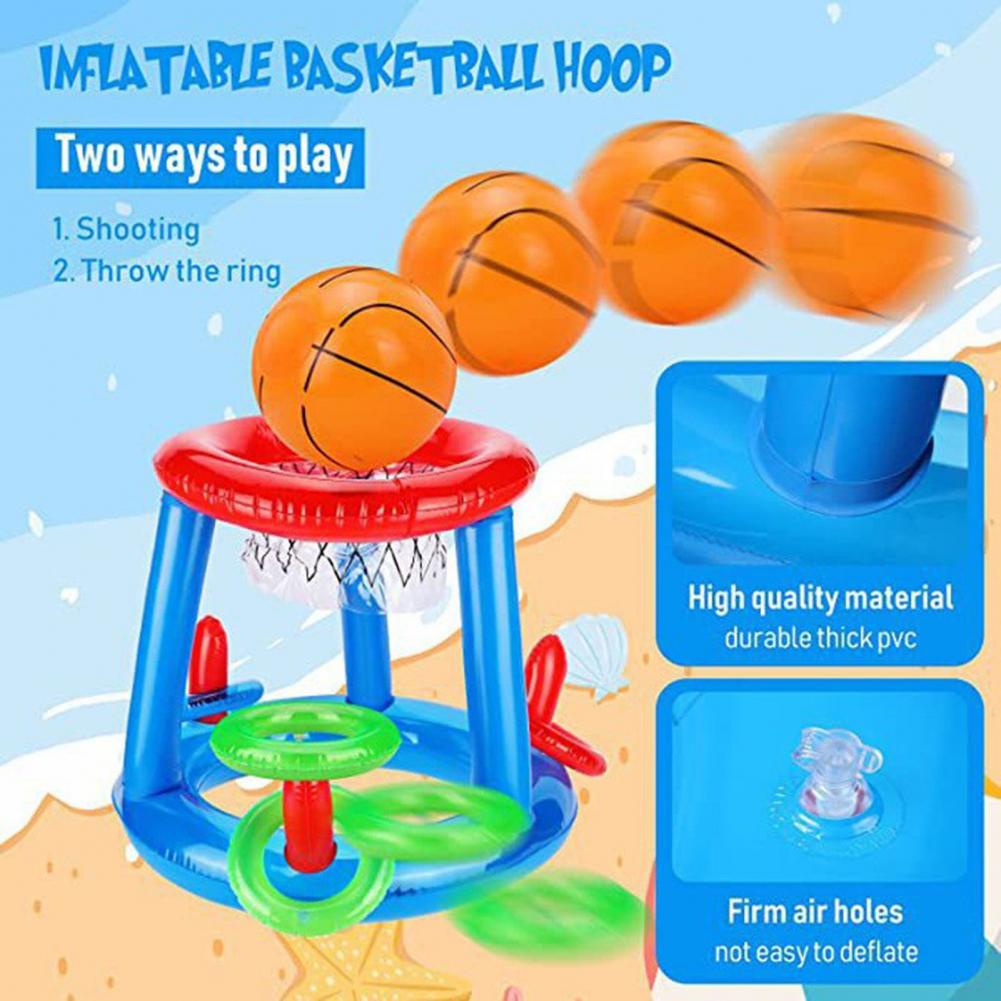 Inflatable Basketball Hoop & C - đánh giá và giá Pool Float Ring Inflatable