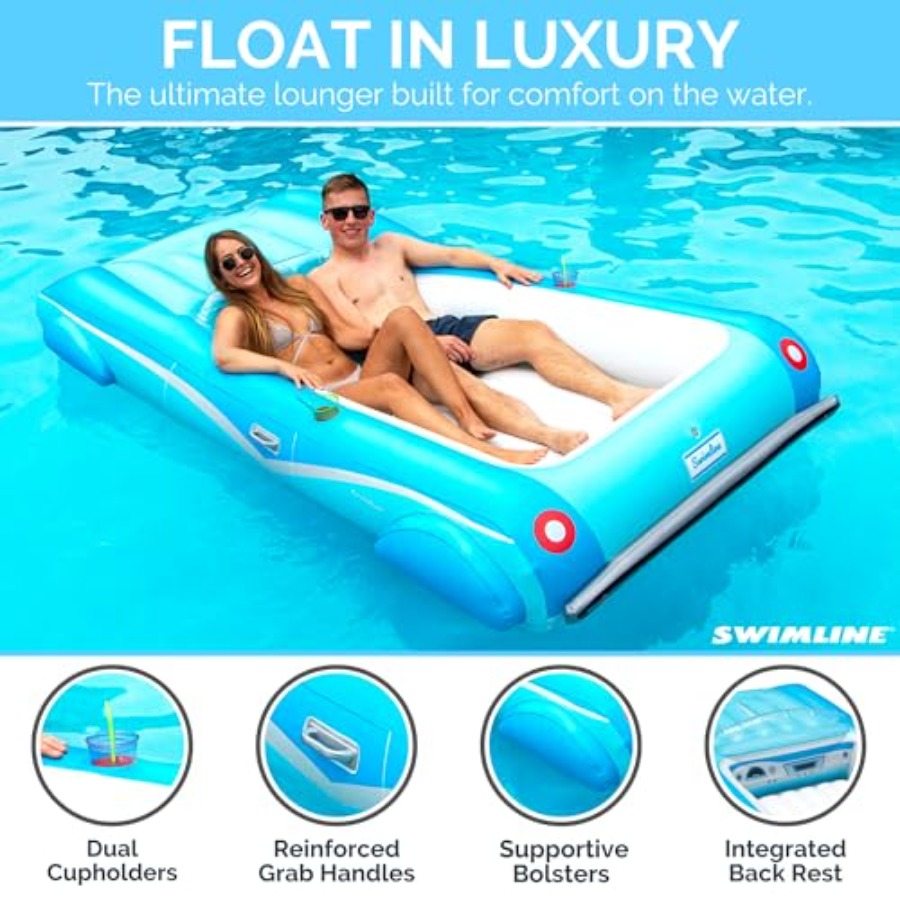 Inflatable Swimming Pool Float - đánh giá và giá Pool Lounger Inflatable