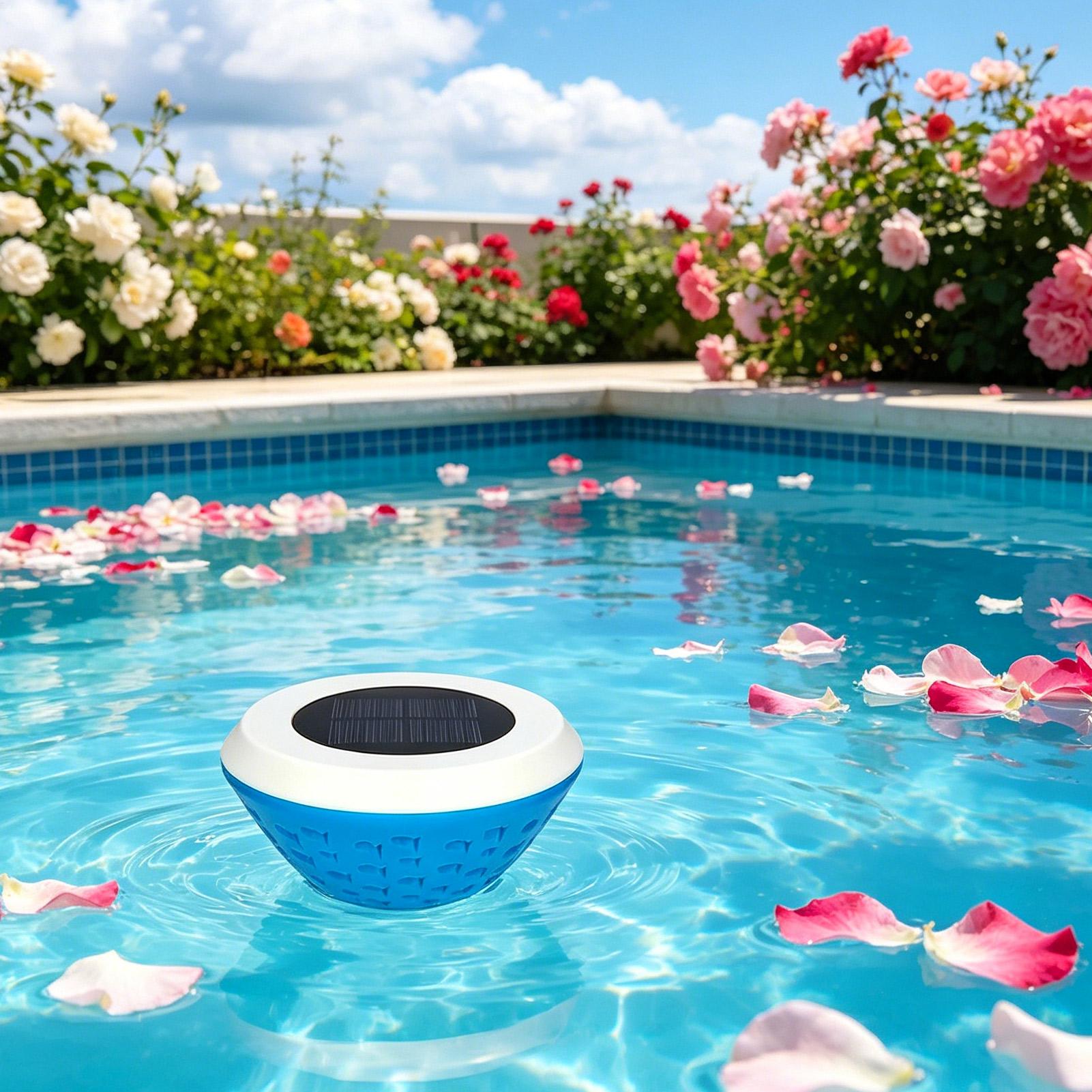 USB Rechargeable Color Changin - đánh giá và giá Pool Light Solar Rechargeable