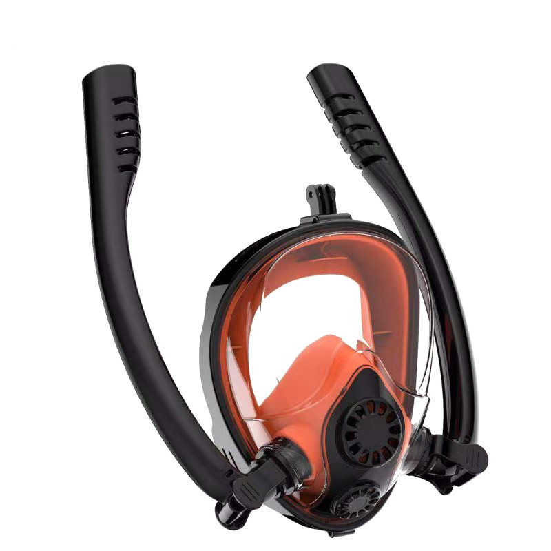 Double Tube Snorkeling Mask, F - đánh giá và giá Snorkel Mask Full Face