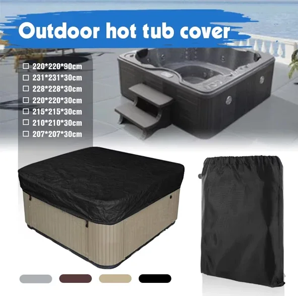 Spa Hot Tub Dust Cover Bathtub - đánh giá và giá Pool Cover Waterproof