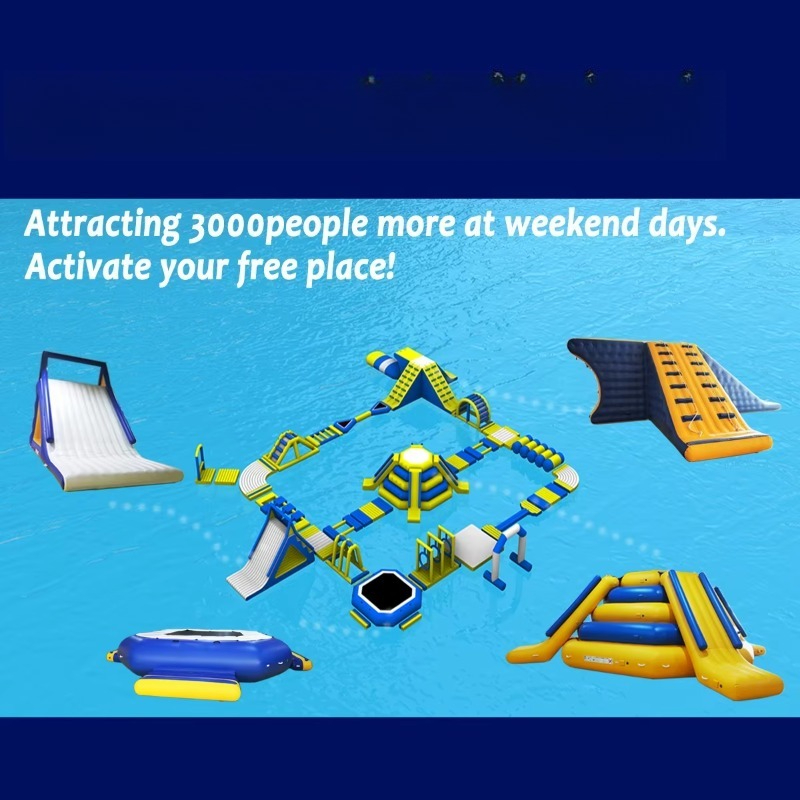 Inflatable Aqua Park Commercia - đánh giá và giá Water Slide Inflatable