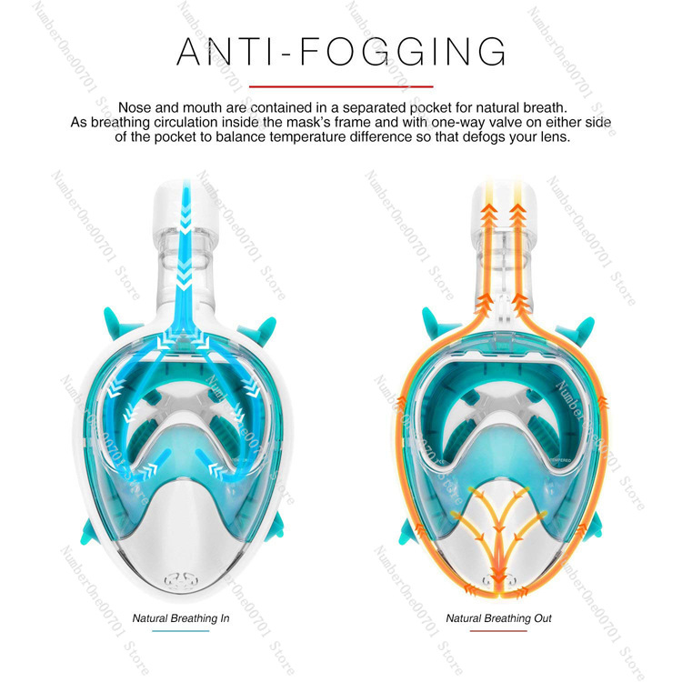 Full Face Snorkeling Mask - Te - đánh giá và giá Snorkel Mask Full Face
